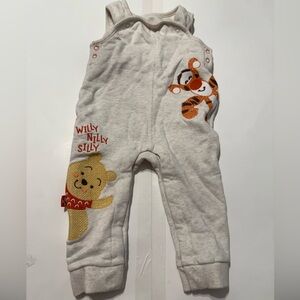 Disney Cream Bodysuit with Winnie the Pooh and Tigger